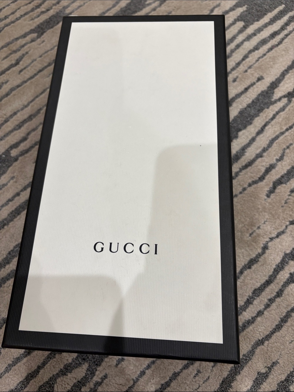 Gucci Sylvie Horsebit Slingback Pump Mule Black Web Stripe Mid Heel - Picture 14 of 15